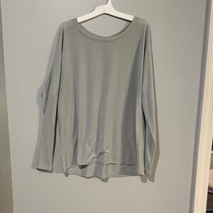 MPG Soft Gray Long Sleeve Tee
